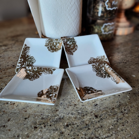 4x🆕️Nicole Miller- Cocktail Plates - Picture 6 of 9